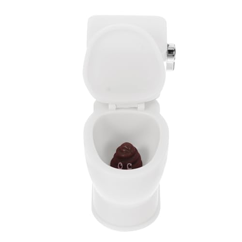 Hemobllo Realistische Mini Toilette mit Spülgeräusch Puppenhaus Badezimmer Deko Detailreiches Miniatur Wc Modell Weiß Filigrane Puppenstubenmöbel für Mini Haus Zubehör Hemobllo Realistische Mini Toilette mit Spülgeräusch Puppenhaus Badezimmer Deko Detailreiches Miniatur Wc Modell Weiß Filigrane Puppenstubenmöbel für Mini Haus Zubehör von Hemobllo