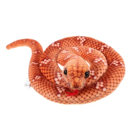 Hemobllo Realistische Plüschschlange Simulation Weiches Fake Snake Scherzartikel für Party Halloween Deko und Rollenspiele Robustes Stofftier als Lustige Geschenkidee und Wohnaccessoire Hemobllo Realistische Plüschschlange Simulation Weiches Fake Snake Scherzartikel für Party Halloween Deko und Rollenspiele Robustes Stofftier als Lustige Geschenkidee und Wohnaccessoire von Hemobllo