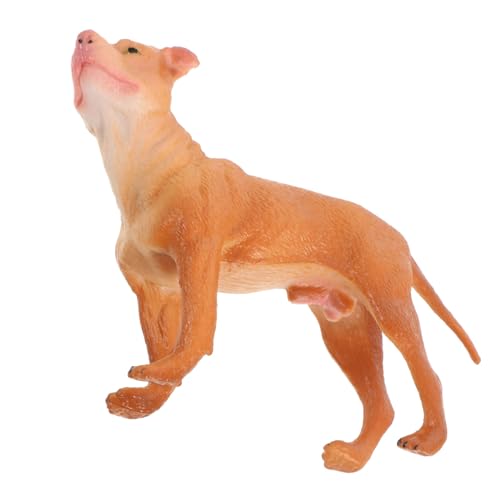Hemobllo Realistisches Kleines Hunde Modell Lebensechte Simulation Eines Welpen Dekorative Tierfigur für Kinderzimmer Lernspielzeug und Leicht und Vielseitig Einsetzbar von Hemobllo
