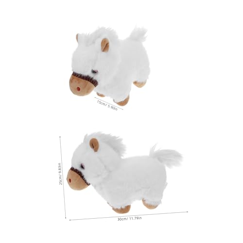 Hemobllo Realistisches Pferd Plüschspielzeug Chinesisches Neujahr Maskottchen Weiches Kuscheltier Sammlerfigur Für Erwachsene Wohn Bürodekoration Hemobllo Realistisches Pferd Plüschspielzeug Chinesisches Neujahr Maskottchen Weiches Kuscheltier Sammlerfigur Für Erwachsene Wohn Bürodekoration von Hemobllo