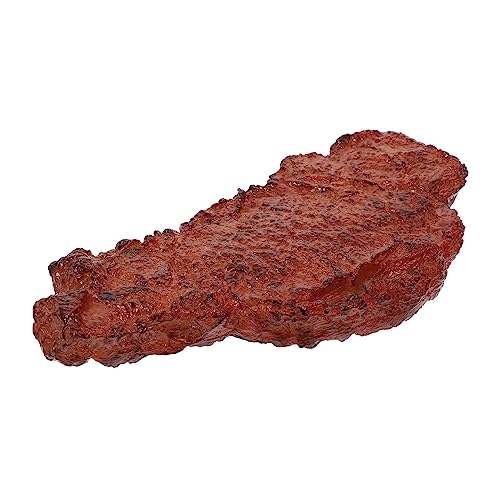Hemobllo Realistisches Steak Modell Künstliches Lebensmittel Dekoration Fotografie Requisite Lernspielzeug Kreatives Design Hochwertiger Kunststoff für Party und Kinderbildung von Hemobllo