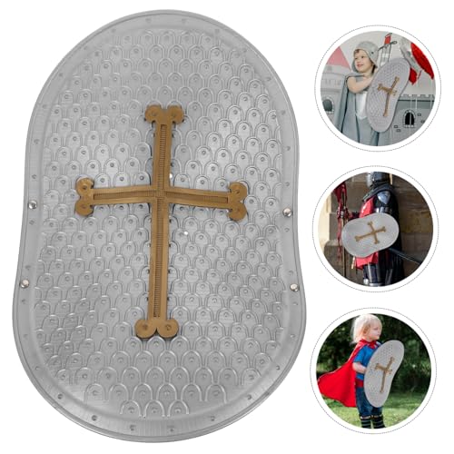 Hemobllo Retro Schild Kleines Robustes Plastikschild für Jungen Realistisch Designter Rollenspiel Schild Einfach zu Langlebig und Fördert Fantasie Sowie Eltern Junge Mädchen Interaktion von Hemobllo