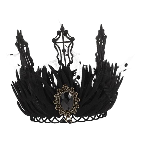 Hemobllo Retro Tiara für Kopfstück für Kostümparty Hochzeit und Halloween Bequem Tragbar und Krone für Königin und Besondere Anlässe Hemobllo Retro Tiara für Kopfstück für Kostümparty Hochzeit und Halloween Bequem Tragbar und Krone für Königin und Besondere Anlässe von Hemobllo