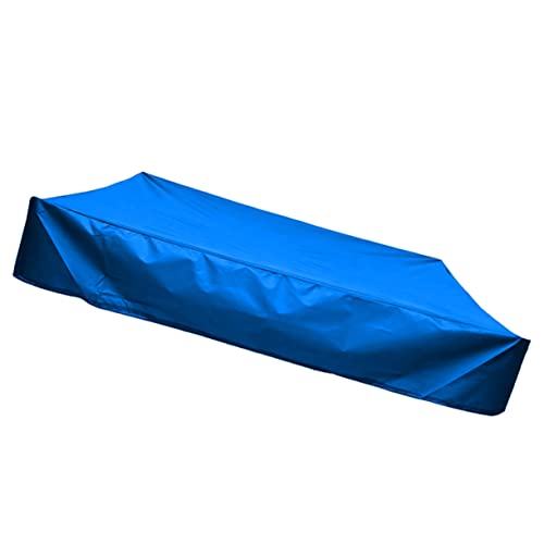Hemobllo Sandkastenabdeckung in quadratischer Form Sandkasten Außenspielzeug Kind sandkastenabdeckungen abdeckplan snadbox Abdeckung kleine Badewannenabdeckung Blue von Hemobllo