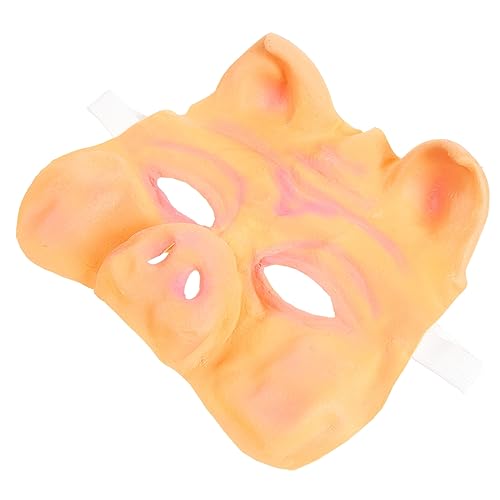 Hemobllo Schweinekopf Halloween Maske aus Realistische Kostüm Requisite für Karneval und Partys Furchteinflößendes Design Langlebig und Angenehm zu von Hemobllo