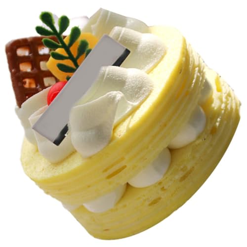 Hemobllo Simulation Künstlicher Kuchen Gelbes Tortendummy Modell für Tischdekoration und Partyevents Lebensechte Kuchendekoration Fotorequisite Hausbedarf Hemobllo Simulation Künstlicher Kuchen Gelbes Tortendummy Modell für Tischdekoration und Partyevents Lebensechte Kuchendekoration Fotorequisite Hausbedarf von Hemobllo