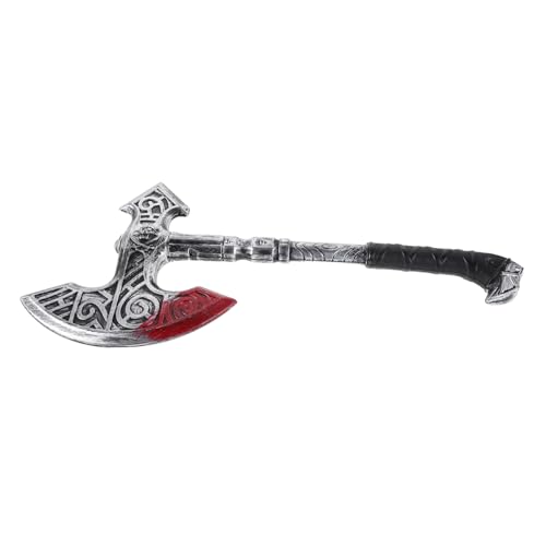 Hemobllo Simulierte Waffenprops simulierte Halloween- -Requisiten simulierte gefälschte Halloween -Dekorationen Requisite ausführen Plastik Silver von Hemobllo