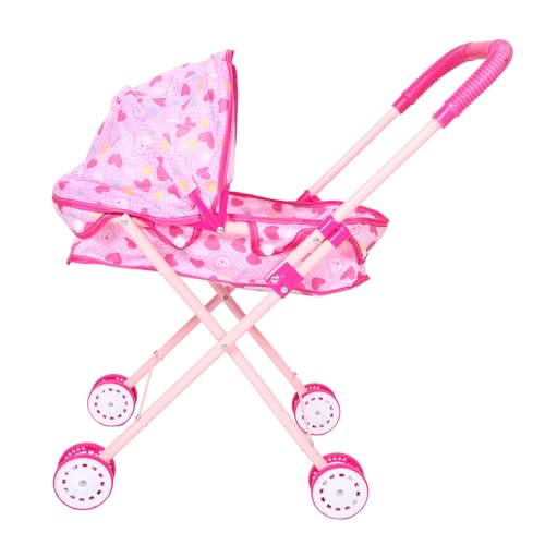 Hemobllo Simulierter Babywagen -Kinderwagen für Kleinkinder Kinderwagen-Spielset Puppenwagen Babypuppenwagen Kinderspielzeug-Kinderwagen Oxford-Stoff Rosa Hemobllo Simulierter Babywagen -Kinderwagen für Kleinkinder Kinderwagen-Spielset Puppenwagen Babypuppenwagen Kinderspielzeug-Kinderwagen Oxford-Stoff Rosa von Hemobllo
