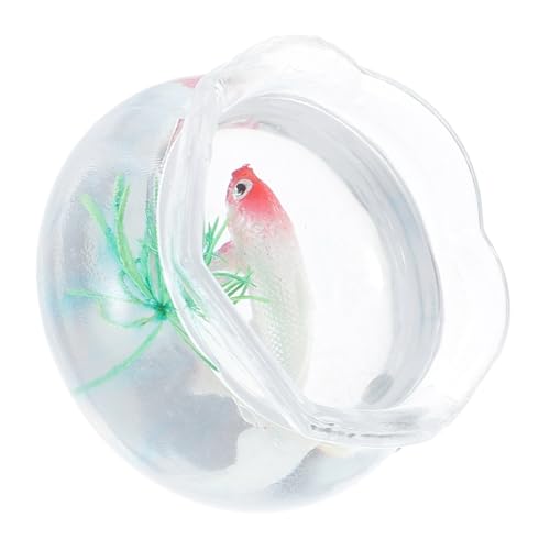 Hemobllo Simulierter Mini -Koi -Fischtank Miniaturdekor Miniatursachen Dollhouse Fish Tank Puppenhaus Miniatur Goldfischschalen Puppenhaus-Miniaturen Mini-Fischschalen winzige Dinge PVC rot Hemobllo Simulierter Mini -Koi -Fischtank Miniaturdekor Miniatursachen Dollhouse Fish Tank Puppenhaus Miniatur Goldfischschalen Puppenhaus-Miniaturen Mini-Fischschalen winzige Dinge PVC rot von Hemobllo