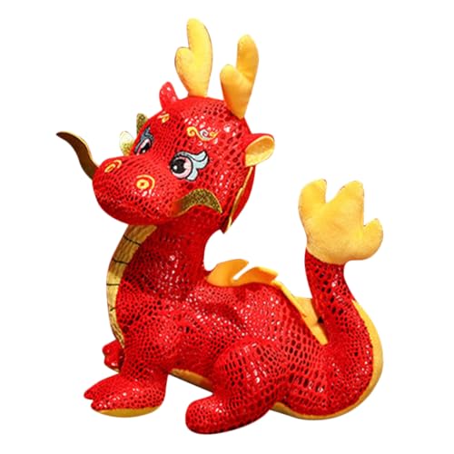 Hemobllo Sternzeichen-Drachen-Puppe Drachenpuppen- Drache Plüschpuppe für Mädchen Dekoration puppenaugen Drache Stofftier Kuscheltier Drache PP Baumwolle rot Hemobllo Sternzeichen-Drachen-Puppe Drachenpuppen- Drache Plüschpuppe für Mädchen Dekoration puppenaugen Drache Stofftier Kuscheltier Drache PP Baumwolle rot von Hemobllo