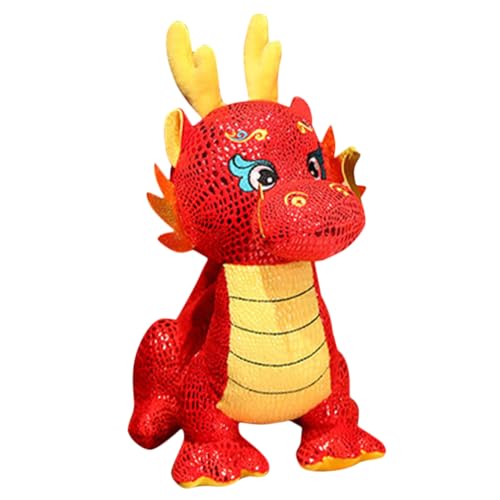 Hemobllo Sternzeichen-Drachen-Puppe Drachenspielzeug Drache Plüschpuppe spielzeuge puppenaugen Chinesisches Neujahrspuppenspielzeug Drachenpuppenspielzeug PP Baumwolle rot Hemobllo Sternzeichen-Drachen-Puppe Drachenspielzeug Drache Plüschpuppe spielzeuge puppenaugen Chinesisches Neujahrspuppenspielzeug Drachenpuppenspielzeug PP Baumwolle rot von Hemobllo