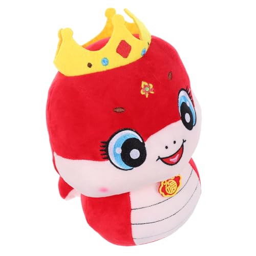 Hemobllo Sternzeichen Schlangenpuppe Neujahrsdekorationen für Mondjahre chinesisches Neujahrsspielzeug Dragon Plüschspielzeug Chinesisches Neujahr Drgon PP Baumwolle rot Hemobllo Sternzeichen Schlangenpuppe Neujahrsdekorationen für Mondjahre chinesisches Neujahrsspielzeug Dragon Plüschspielzeug Chinesisches Neujahr Drgon PP Baumwolle rot von Hemobllo
