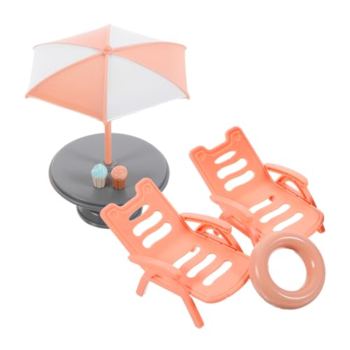 Hemobllo Strandstuhl Set mit Puppenhaus Zubehör für Kreative Miniaturszenen Langlebige Dekoration für Heimdekoration und Spielzeuggestaltung Hemobllo Strandstuhl Set mit Puppenhaus Zubehör für Kreative Miniaturszenen Langlebige Dekoration für Heimdekoration und Spielzeuggestaltung von Hemobllo