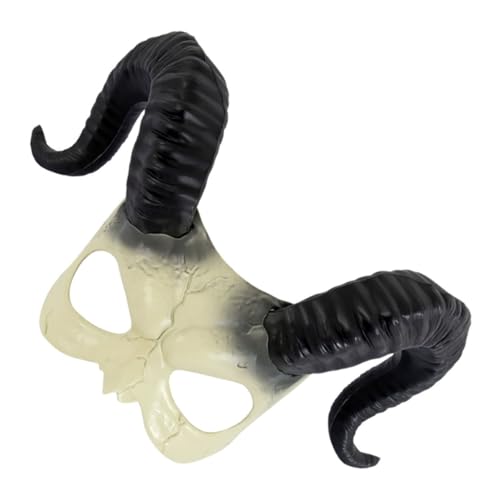 Hemobllo Teufelshornmaske Kostüm Maske Hörner Kopfbedeckung Lustige Halloween-maske Dekorative Halloween-maske Cosplay-maskerade-kopfbedeckungszubehör Halbmaske Weiß Pp Hemobllo Teufelshornmaske Kostüm Maske Hörner Kopfbedeckung Lustige Halloween-maske Dekorative Halloween-maske Cosplay-maskerade-kopfbedeckungszubehör Halbmaske Weiß Pp von Hemobllo