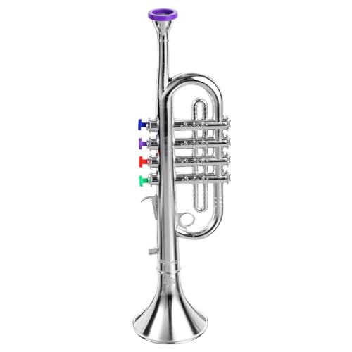 Hemobllo Trompete Dekorative Trompete für Lerninstrument mit Schöner Melodie für Jungen und Fördert Musikalische Fähigkeiten Langlebiges Material von Hemobllo