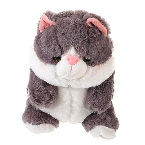 Hemobllo Umarmung Katzenpuppe wie Katzen -Stofftier Kawaii Stofftier dekorative Stoffkatze Kuscheltier zum Geburtstag Simulationstierspielzeugkatzen Katze Stofftier PP Baumwolle Grau Hemobllo Umarmung Katzenpuppe wie Katzen -Stofftier Kawaii Stofftier dekorative Stoffkatze Kuscheltier zum Geburtstag Simulationstierspielzeugkatzen Katze Stofftier PP Baumwolle Grau von Hemobllo