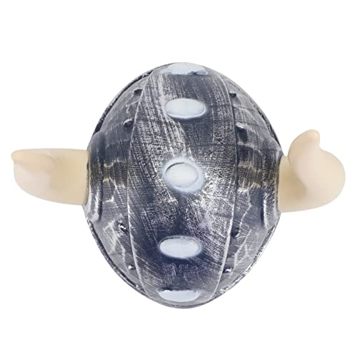 Hemobllo Viking Helm PVC Kostüm Hut Leicht für Party Karneval Halloween Rollenspiel Zubehör Kindergeburtstag Geeignet von Hemobllo