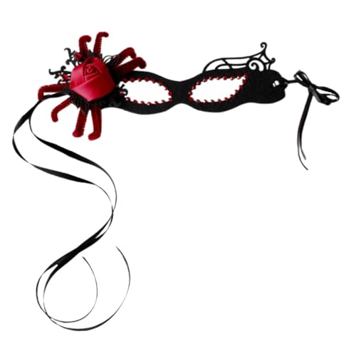 Hemobllo Vintage Halloween Cosplay Maske Retro Spider Flower Design Damen Masquerade Maske für Karneval Maskenball Kostümparty Hemobllo Vintage Halloween Cosplay Maske Retro Spider Flower Design Damen Masquerade Maske für Karneval Maskenball Kostümparty von Hemobllo
