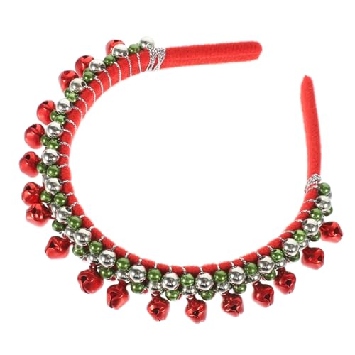 Hemobllo Weihnachtlicher Stirnband mit Bunten Glocken Leichtes Party Haaraccessoire für Damen Langlebiges Metall Material Bequem für Kopfgrößen Festlicher Kopfschmuck für Feiern und von Hemobllo