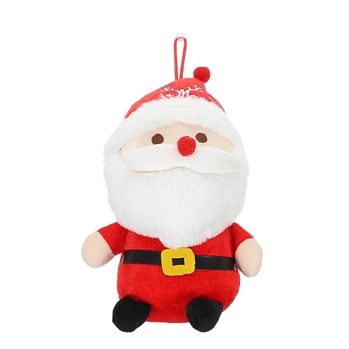 Hemobllo Weihnachtsmann Plüschfigur Kuscheliges Gefülltes Weihnachtsdeko für Innenbereich Festliche Santa Claus Dekoration für Weihnachten und Neujahr von Hemobllo