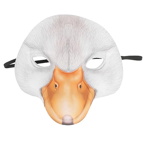 Hemobllo Weiße Enten Maske Damen Cosplay Masquerade Party Karneval Halloween Leichte Bequeme Festival Maske für Kostüm und Fotorequisite Hemobllo Weiße Enten Maske Damen Cosplay Masquerade Party Karneval Halloween Leichte Bequeme Festival Maske für Kostüm und Fotorequisite von Hemobllo