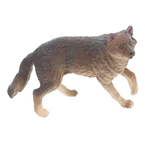 Hemobllo Wolfsmodell für Realistisches Wildtiermodell für Schlafzimmer Wohnzimmer Garten und Kognitive Figur für Kleinkinder Deko für Zuhause Hemobllo Wolfsmodell für Realistisches Wildtiermodell für Schlafzimmer Wohnzimmer Garten und Kognitive Figur für Kleinkinder Deko für Zuhause von Hemobllo