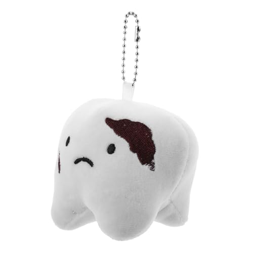 Hemobllo Zahnpuppe Schlüsselanhänger Zahnschmuck Geldbörse Anhänger in Form Von Zähnen Taschenanhänger Plüsch von Hemobllo