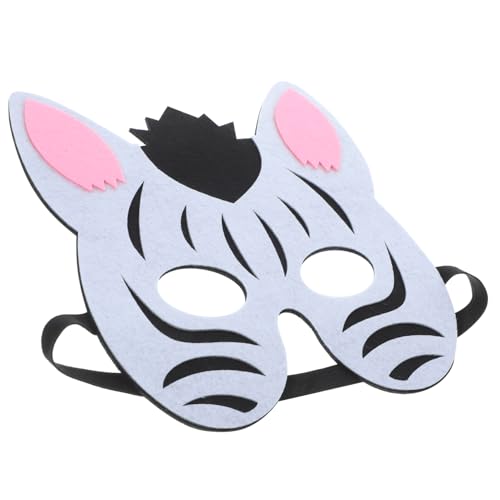 Hemobllo Zebramaske für Lustige Tiermaske für Kostümpartys Dekorative Maskerade Maske Sicheres Bequemes Zubehör für Kleinkinder für Halloween Fasching Cosplay Events Hemobllo Zebramaske für Lustige Tiermaske für Kostümpartys Dekorative Maskerade Maske Sicheres Bequemes Zubehör für Kleinkinder für Halloween Fasching Cosplay Events von Hemobllo