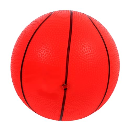 Hemobllo aufblasbarer Hüpfball Basketball-Jungs Basketballkorb Kindersport Basketball Kinderbasketball Sport und Unterhaltung trainieren Basketball PVC rot von Hemobllo