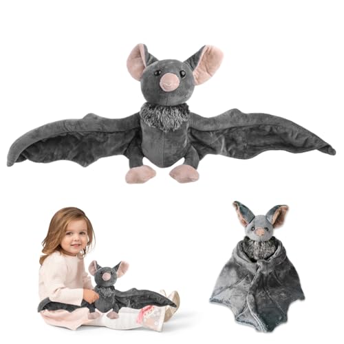 Halloween Fledermaus Plüsch 10.2x24.8 gruselige Goth Bat Stofftier lebenseike Plushie Weiche Umarmung Halloween Plüscht von Hemore