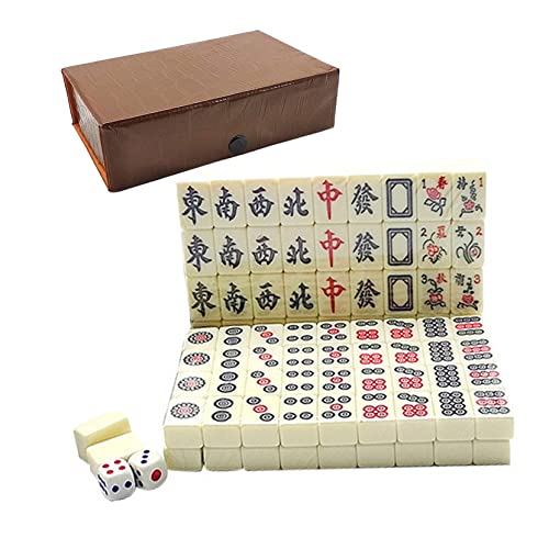 Hemore Mahjong Set Chinese Mah Jong Spiel 149pcs/ Set Travel Mini Mahjong für Kinder Familien Erwachsene, Chinesisch, Reisen Hemore Mahjong Set Chinese Mah Jong Spiel 149pcs/ Set Travel Mini Mahjong für Kinder Familien Erwachsene, Chinesisch, Reisen von Hemore