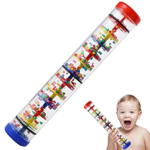 Hemore Regenmacher, 12 -Zoll -Regenstick Baby Spielzeug, Niederschlagsrasselrube Regenstift, pädagogischer Regenmacherspielzeug, Baby Regenstift, Musiksusorisches Auditory Instrument Hemore Regenmacher, 12 -Zoll -Regenstick Baby Spielzeug, Niederschlagsrasselrube Regenstift, pädagogischer Regenmacherspielzeug, Baby Regenstift, Musiksusorisches Auditory Instrument von Hemore