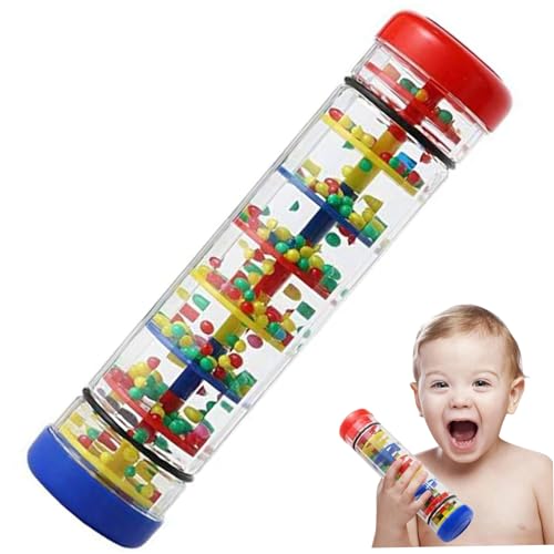 Hemore Regenmacher, 8 -Zoll -Regenstift Babyspielzeug, Niederschlagsrassel -Röhrchen Regenstift, pädagogischer Regenmacherspielzeug, Baby Regenstift, Musiksusorisches Auditory Instrument Hemore Regenmacher, 8 -Zoll -Regenstift Babyspielzeug, Niederschlagsrassel -Röhrchen Regenstift, pädagogischer Regenmacherspielzeug, Baby Regenstift, Musiksusorisches Auditory Instrument von Hemore