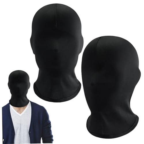 Hemore Schwarze Full Face Maske, 2pcs elastische atmungsaktive Schwarze Skimaske für Männer, Größe voller Kopfbedeckungen, schwarzes Gesichtsabdeckung für Cosplay -Party -Kostüm Hemore Schwarze Full Face Maske, 2pcs elastische atmungsaktive Schwarze Skimaske für Männer, Größe voller Kopfbedeckungen, schwarzes Gesichtsabdeckung für Cosplay -Party -Kostüm von Hemore