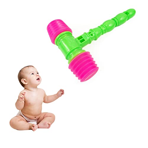 Quietschendes Hammerspielzeugplastik -Percussion klingt Hammer lustige Quietschspielzeug für Kinder zufällige Farbe, Spielzeug von Hemore