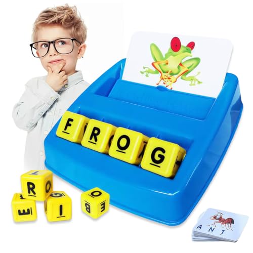 Rechtschreibspiele für Kinder im Alter von 3 bis 5 Jahren, 5,9-Zoll-Kinder Spelling Games, Alphabet Rechtschreibung Lesen Flash-Karten, Montessori Matching Letter-Spiel, Eltern-Kind-Interaktion Toys Rechtschreibspiele für Kinder im Alter von 3 bis 5 Jahren, 5,9-Zoll-Kinder Spelling Games, Alphabet Rechtschreibung Lesen Flash-Karten, Montessori Matching Letter-Spiel, Eltern-Kind-Interaktion Toys von Hemore