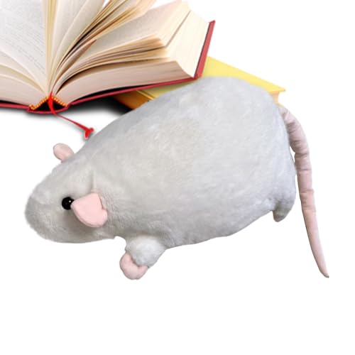 Hemousy Mäuse Plüsch | Weiches Kuscheltier | Interaktive Plüschmäuse Für Kinder Zum Spielen, Stressabbau, Rollenspiel, Studentenzimmer, Schlafzimmer, Wohnzimmer von Hemousy