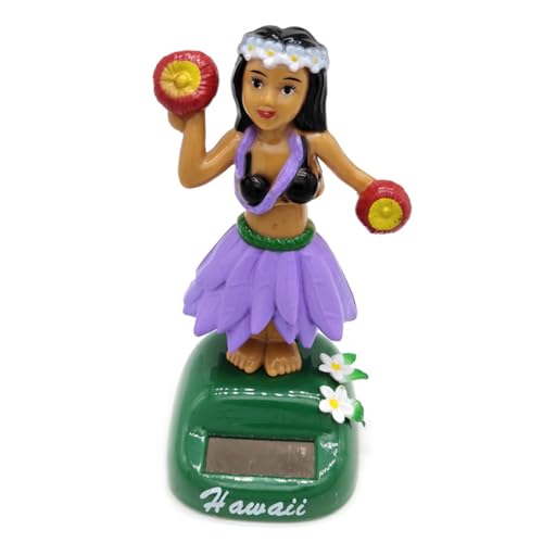 Hemousy Wackelköpfe für Dashboards - Niedlicher Wackelkopf für das Armaturenbrett im Auto - Lustiges Armaturenbrett-, Hawaii Solar Dancing Girl für Auto-Armaturenbrett-Zuhause, Hawaii-Geschenke Hemousy Wackelköpfe für Dashboards - Niedlicher Wackelkopf für das Armaturenbrett im Auto - Lustiges Armaturenbrett-, Hawaii Solar Dancing Girl für Auto-Armaturenbrett-Zuhause, Hawaii-Geschenke von Hemousy