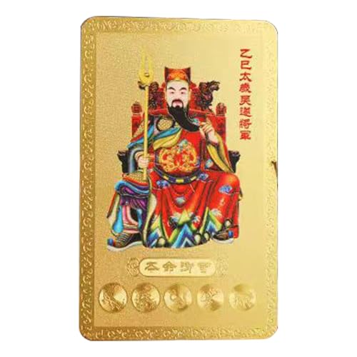 Tai Sui Amulet 2025, Feng Shui 2025 Tai Sui Amulet Card, 2025 Tai Sui Metal Card, 2025 Year of The Snake Tai Sui Copper Card to Ward Off Harm - Tai Sui Card Amulet Card 2025 von Hemousy