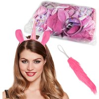 Großpack Einhorn-Kostüm-Sets, Haarreif & Schweif, 24 Sets Großpack Einhorn-Kostüm-Sets, Haarreif & Schweif, 24 Sets von Henbrandt Europe