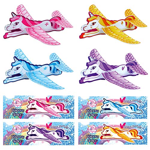 24x Styroporflieger Einhorn Flugzeuge Gleiter Mädchen ca.18,5 cm Mitgebsel 24x Styroporflieger Einhorn Flugzeuge Gleiter Mädchen ca.18,5 cm Mitgebsel von Henbrandt