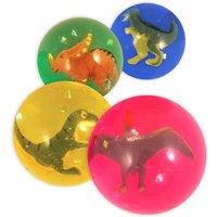 Dinosaurier Trickball, 1 Stk, 42mm, Gummiball mit Dino-Einschluss Dinosaurier Trickball, 1 Stk, 42mm, Gummiball mit Dino-Einschluss von Henbrandt Ltd