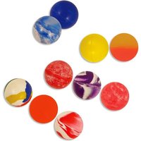 Flummis im Netz, 10 kleine Gummibälle zum Verschenken, bunt Flummis im Netz, 10 kleine Gummibälle zum Verschenken, bunt von Henbrandt Ltd