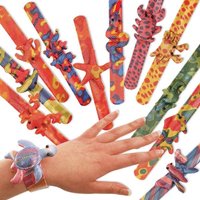 Glitzertiere Mitgebsel-Schnapparmbänder, 12 Stück Glitzertiere Mitgebsel-Schnapparmbänder, 12 Stück von Henbrandt Ltd