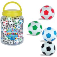 Großpack Fussball Flummis, 72 Stk, 33mm Großpack Fussball Flummis, 72 Stk, 33mm von Henbrandt Ltd