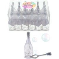 Großpack "Kleine silberne Sektflasche" Seifenblasen, 24 Stk, 9cm Großpack "Kleine silberne Sektflasche" Seifenblasen, 24 Stk, 9cm von Henbrandt Ltd