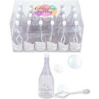 Großpack "Kleine weiße Sektflasche" Seifenblasen, 24 Stk, 9cm Großpack "Kleine weiße Sektflasche" Seifenblasen, 24 Stk, 9cm von Henbrandt Ltd