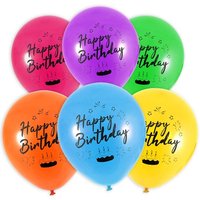 Happy Birthday Luftballons, 12er, Ø 23cm Happy Birthday Luftballons, 12er, Ø 23cm von Henbrandt Ltd