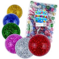 Springball "Glitzer" im Großpack, 100 Stück, 33mm Springball "Glitzer" im Großpack, 100 Stück, 33mm von Henbrandt Ltd