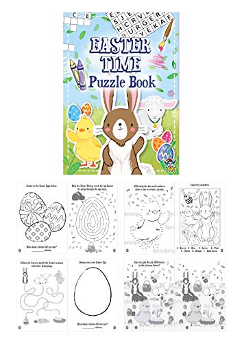 10 Mini Ostern Puzzle Aktivität Bücher A6 - Mädchen oder Jungen Mitgebseltüte Füller von Henbrandt